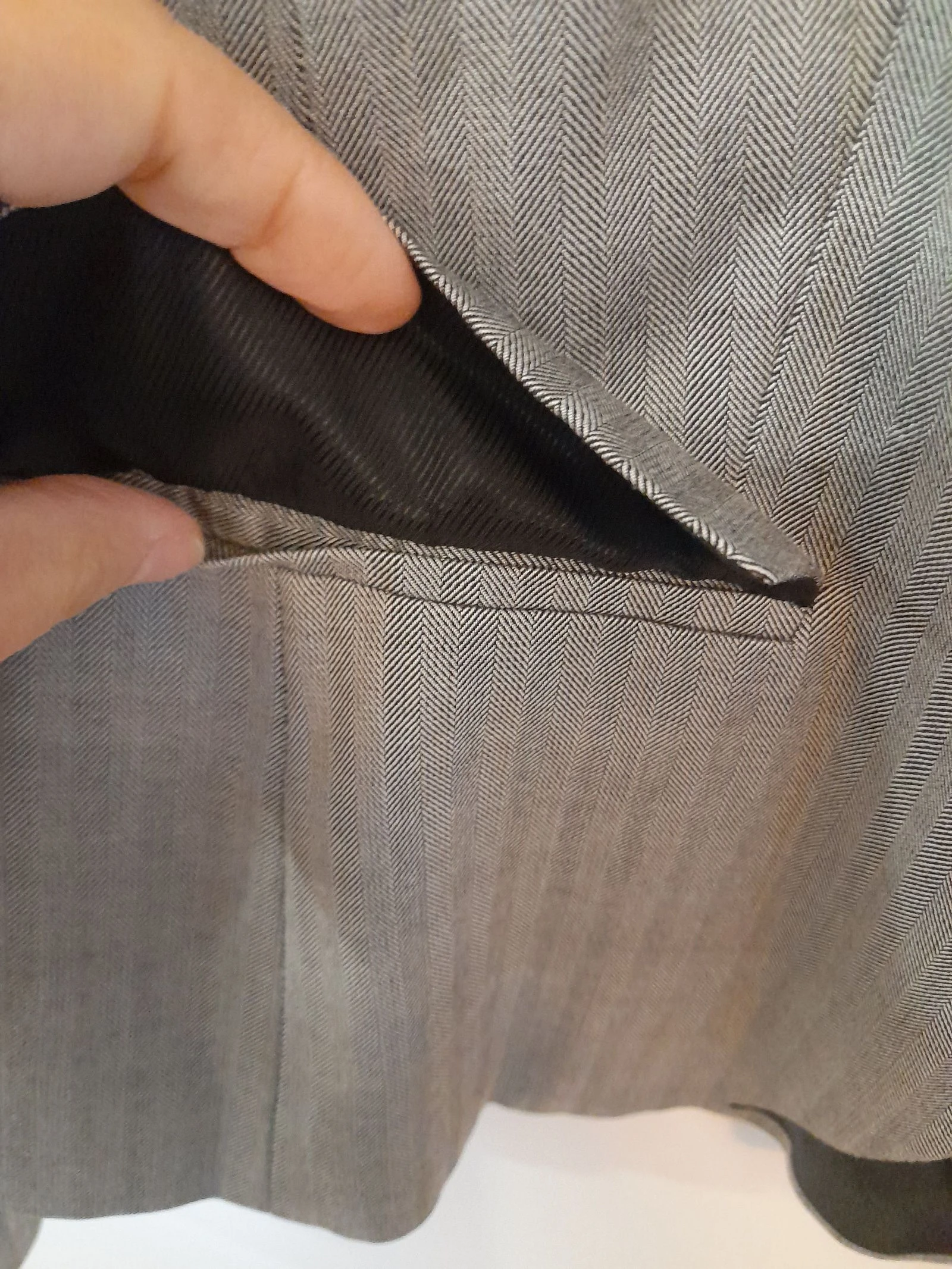 Blazer gris Caroll M 🩶 – photo 3